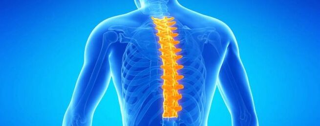 Osteochondrosis of the thoracic spine