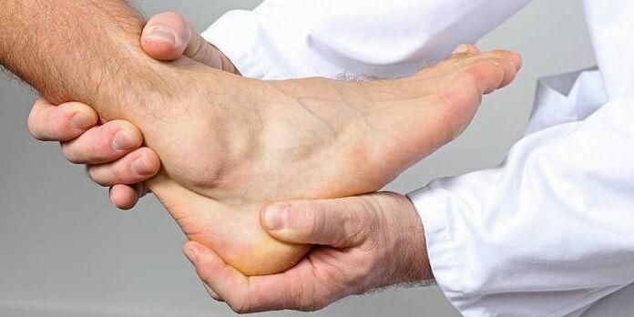 specialist visit for osteoarthritis of the ankle