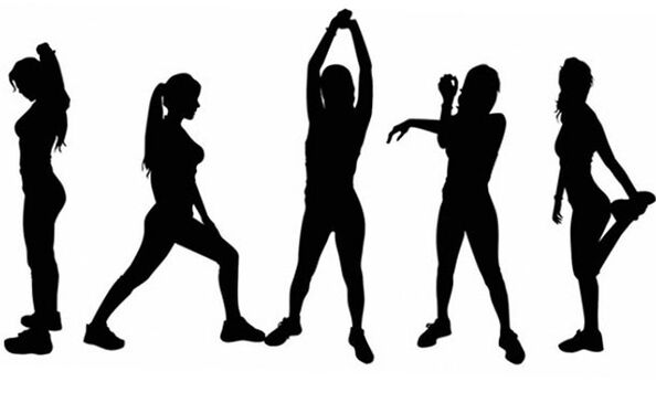 Stretching exercises for the treatment and prevention of back pain in the scapula area